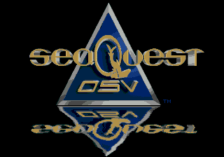 SeaQuest DSV title screen for Sega Mega Drive